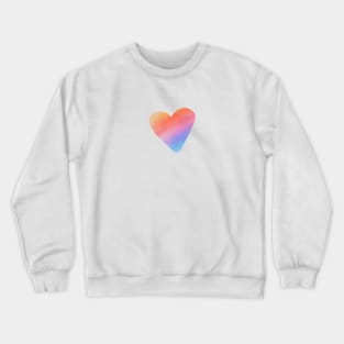 Rainbow Heart Crewneck Sweatshirt